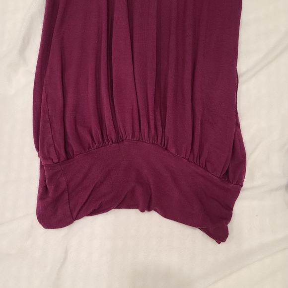 Dark purple dress/extra long top - Picture 3 of 8